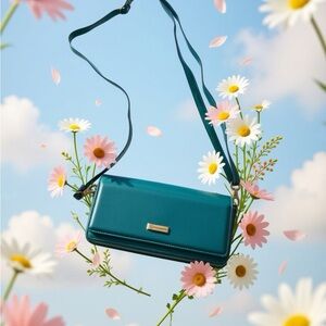 Teal Women's Crossbody Bag - Unbranded